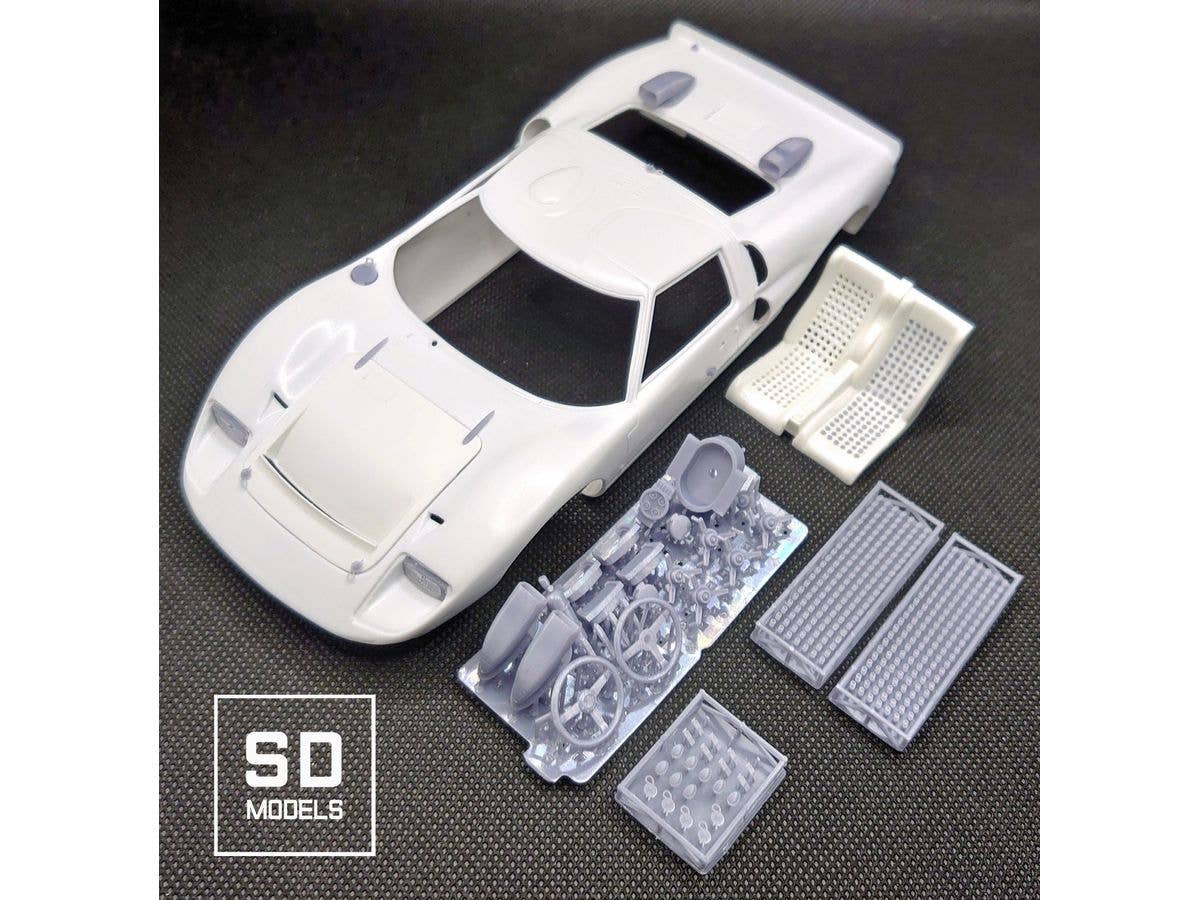 Ford GT40 Mk.2 Additional Parts Fujimi Compatible, 3D Printed