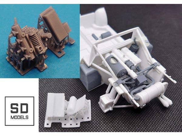 Lancia Rally 037 [1983] Additional Parts, Hasegawa Compatible, 3D Printed