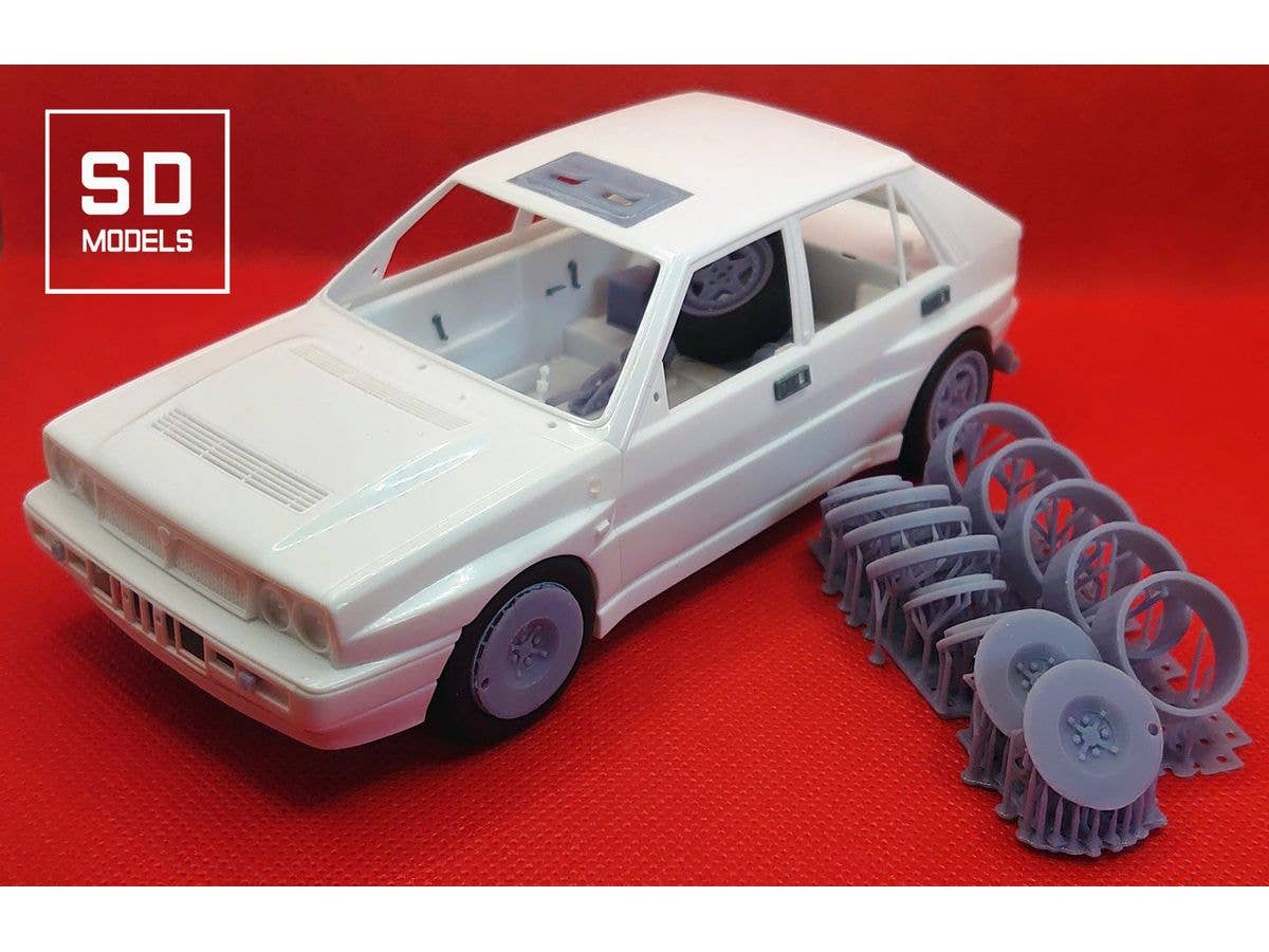Lancia Delta 16V [1989 Sanremo Tarmac] Additional Parts, Hasegawa Compatible, 3D Printed