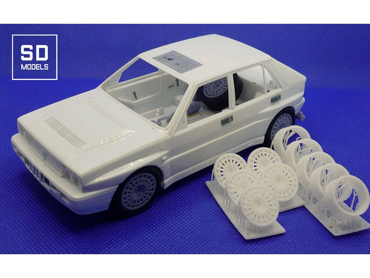 Lancia Delta 16V [89-91 Monte calro Tarmac] Additional Parts, Hasegawa Compatible, 3D Printed