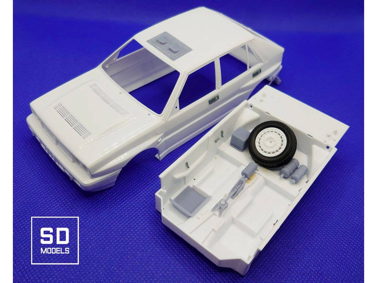 Lancia Delta 16V Additional Parts, Hasegawa Compatible, 3D Printed
