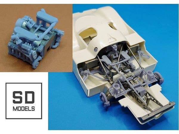 Porsche 956 [Privateer team Engine] Additional Parts, Tamiya Compatible, 3D Printed