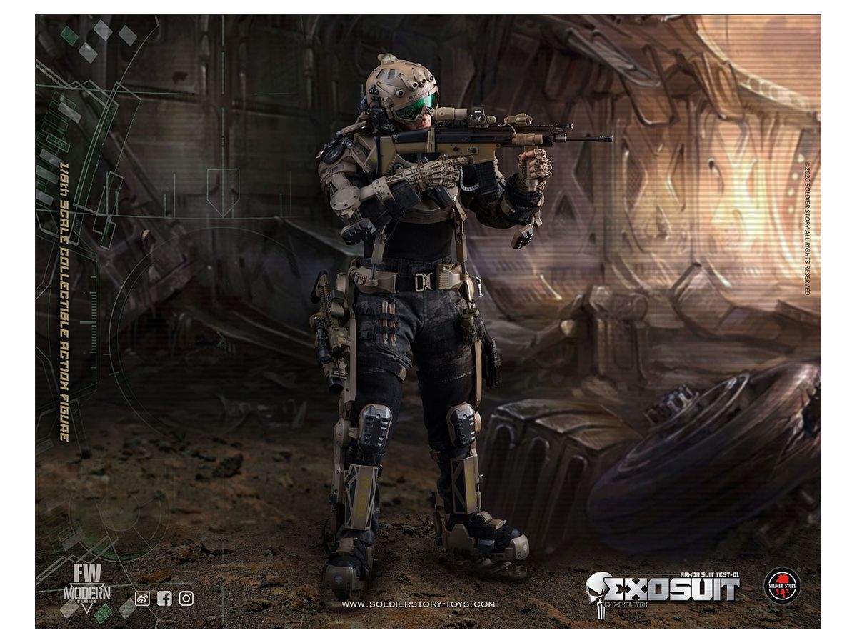 Exo Suit Exo Skeleton Armor Suit Test 01