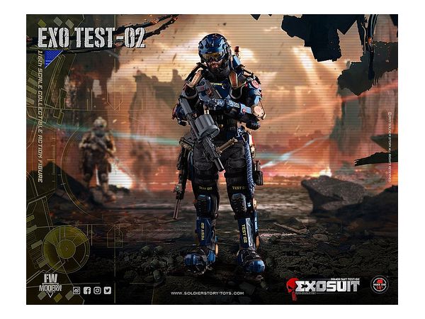 EXO Skeleton Armor Suit Action Figure (EXO TEST-02 Ver.)