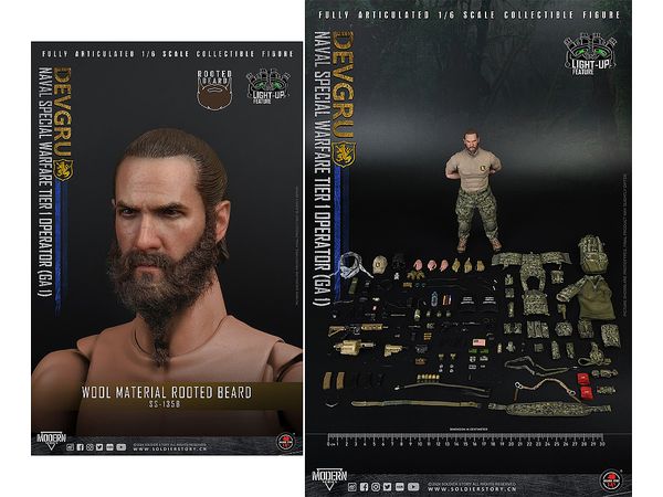 [SS135B] Naval Special Warfare Tier 1 Team Leader GA-1 (Implanted Beard Ver.)