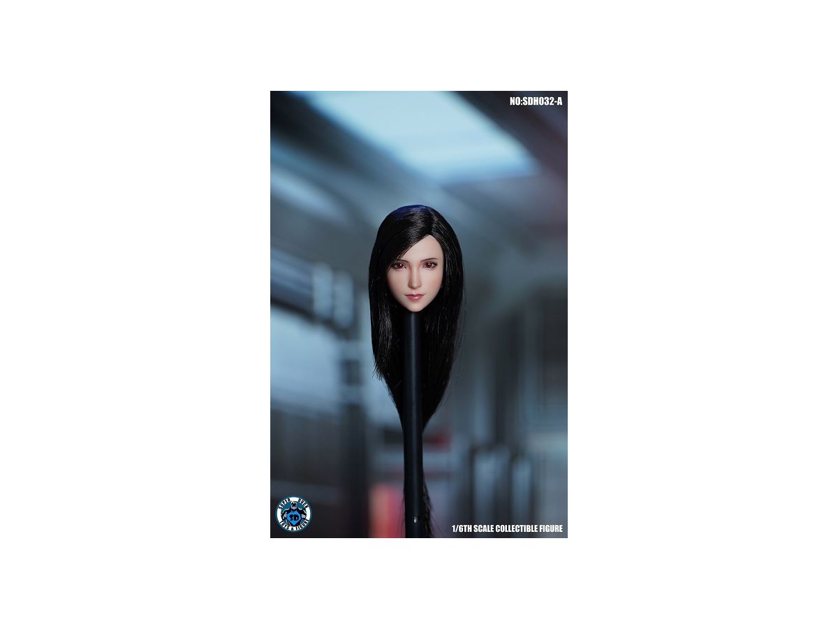 [SD-H032A] Female Head A Black Long Hair