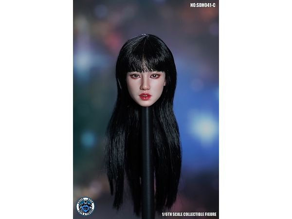 SD-H041C Korean Female Head (Long Black Hair)
