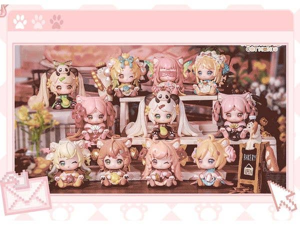 Cat Moni Cat Office Series Trading Figure: 1Box (8pcs)