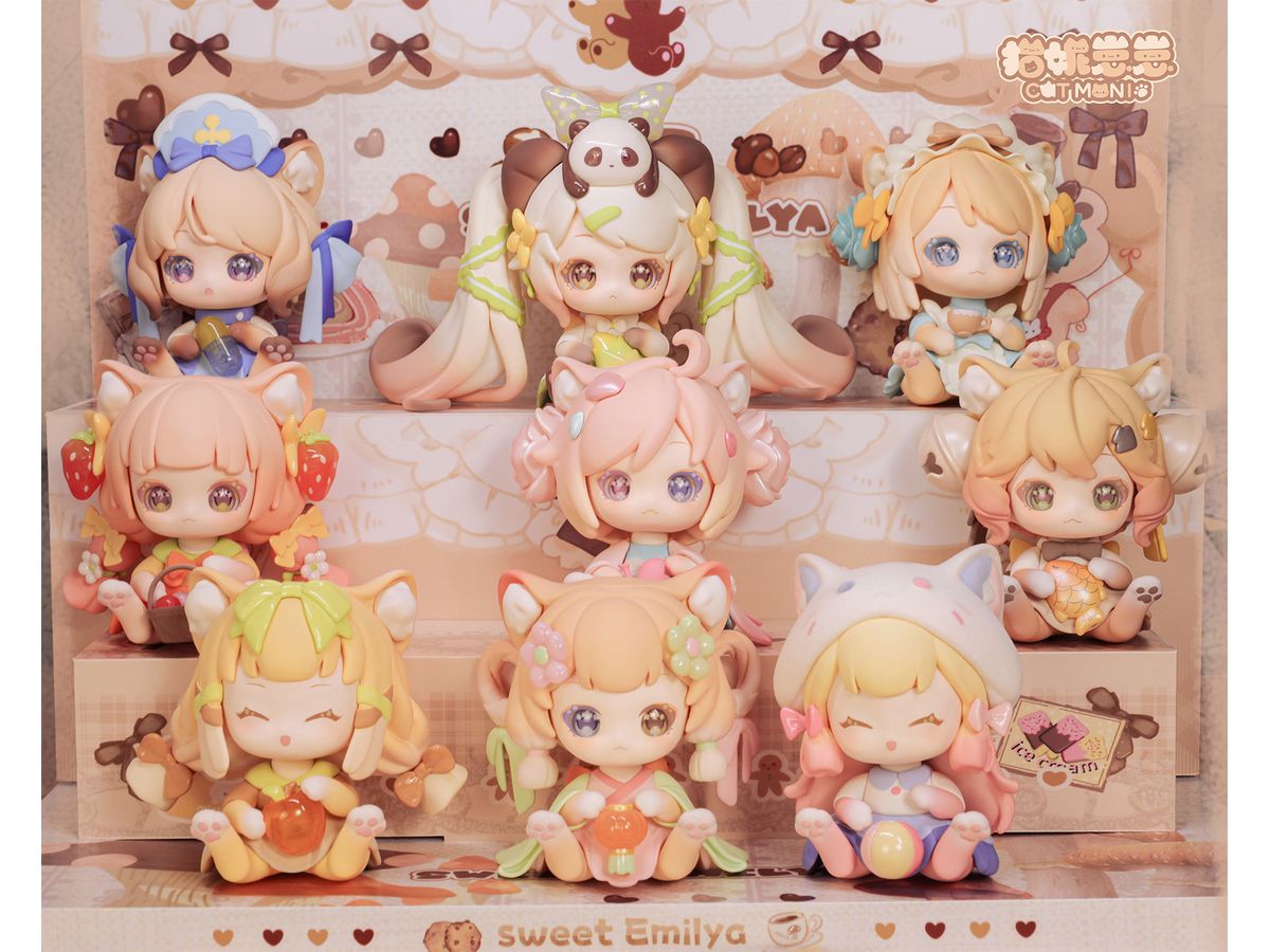 Cat Moni Mysterious Magical Treasure Box Series Trading Figure 1Box 8pcs
