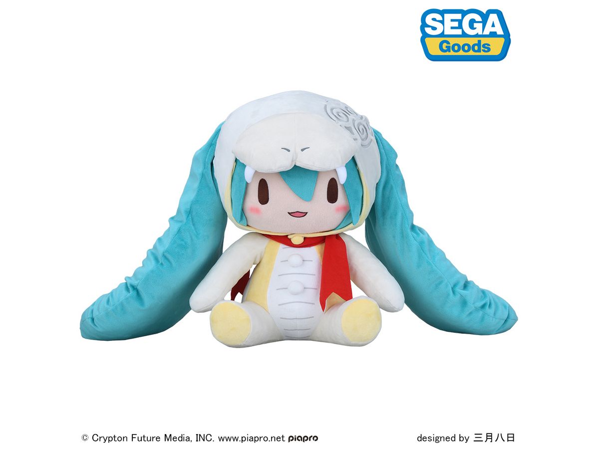 Hatsune Miku Snake 2025 Fuwapuchi Plush Toy (LL)