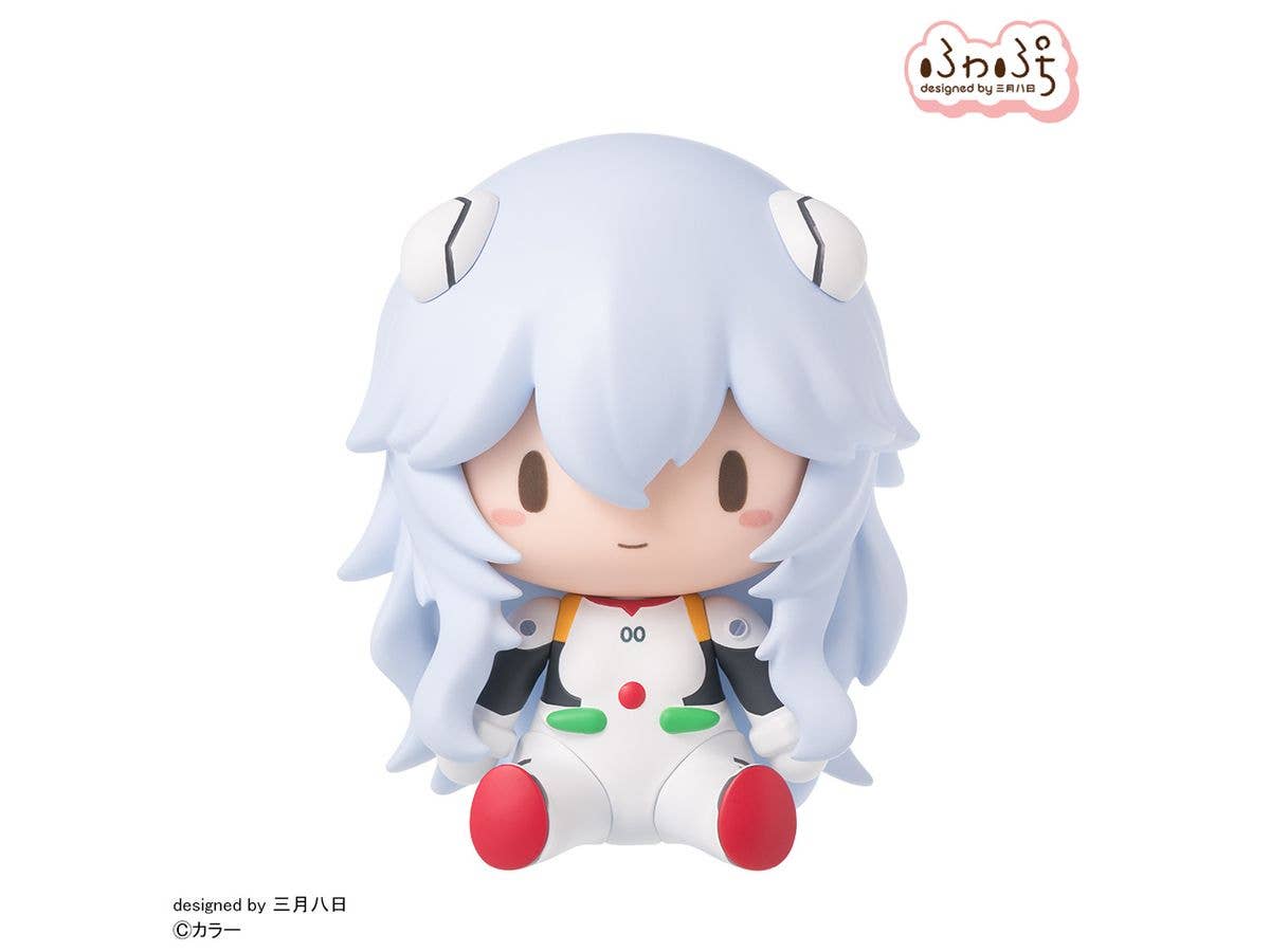 Evangelion: 3.0+1.0 Thrice Upon A Time Fuwapuchi Deformed Figure Rei Long Hair