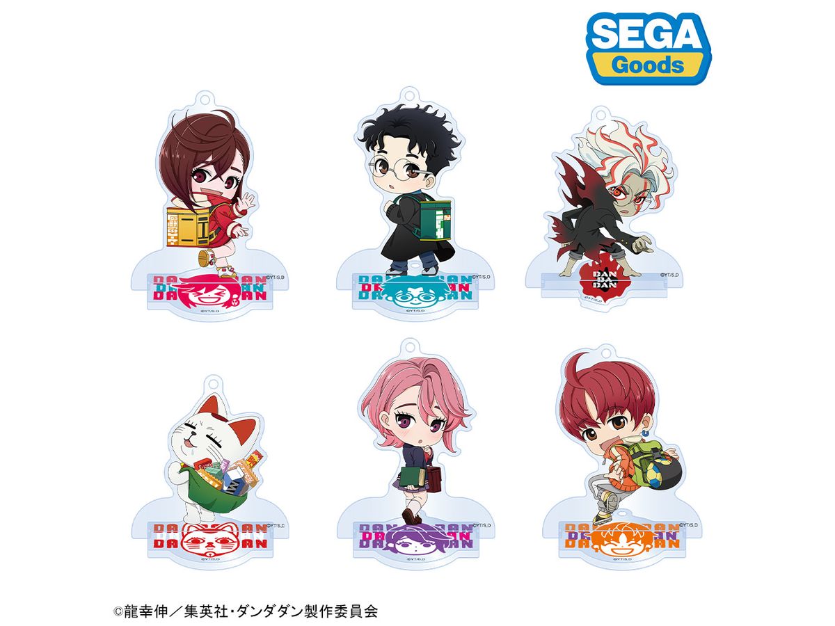Tv Anime DAN DADAN: Deformed Acrylic Keychain Stand 1Box 6Pcs