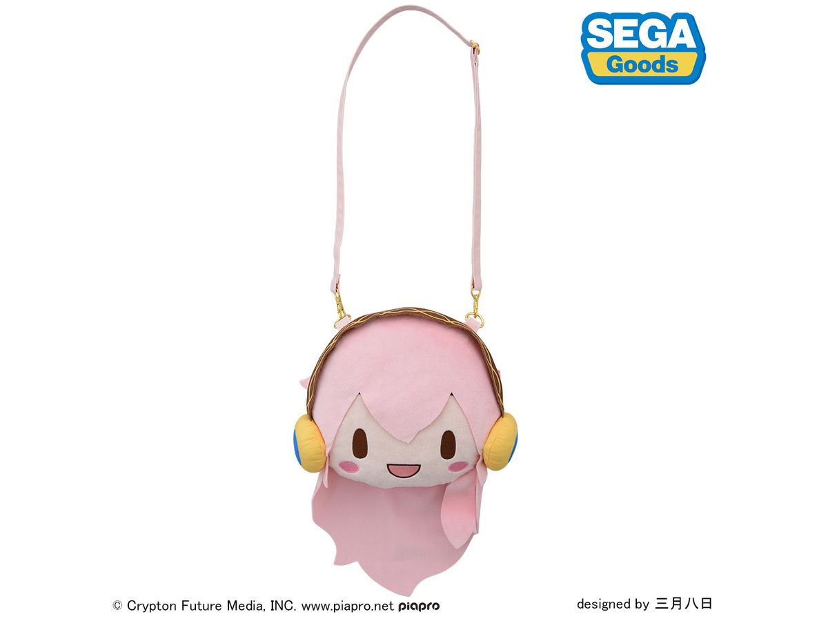 Megurine Luka Fuwapuchi Face Shoulder Bag (M)