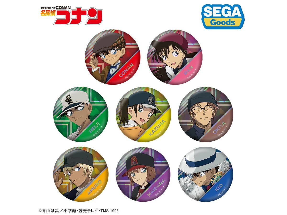 Detective Conan: Visual Hologram Can Badge Vol. 2 (1 Box of 8)