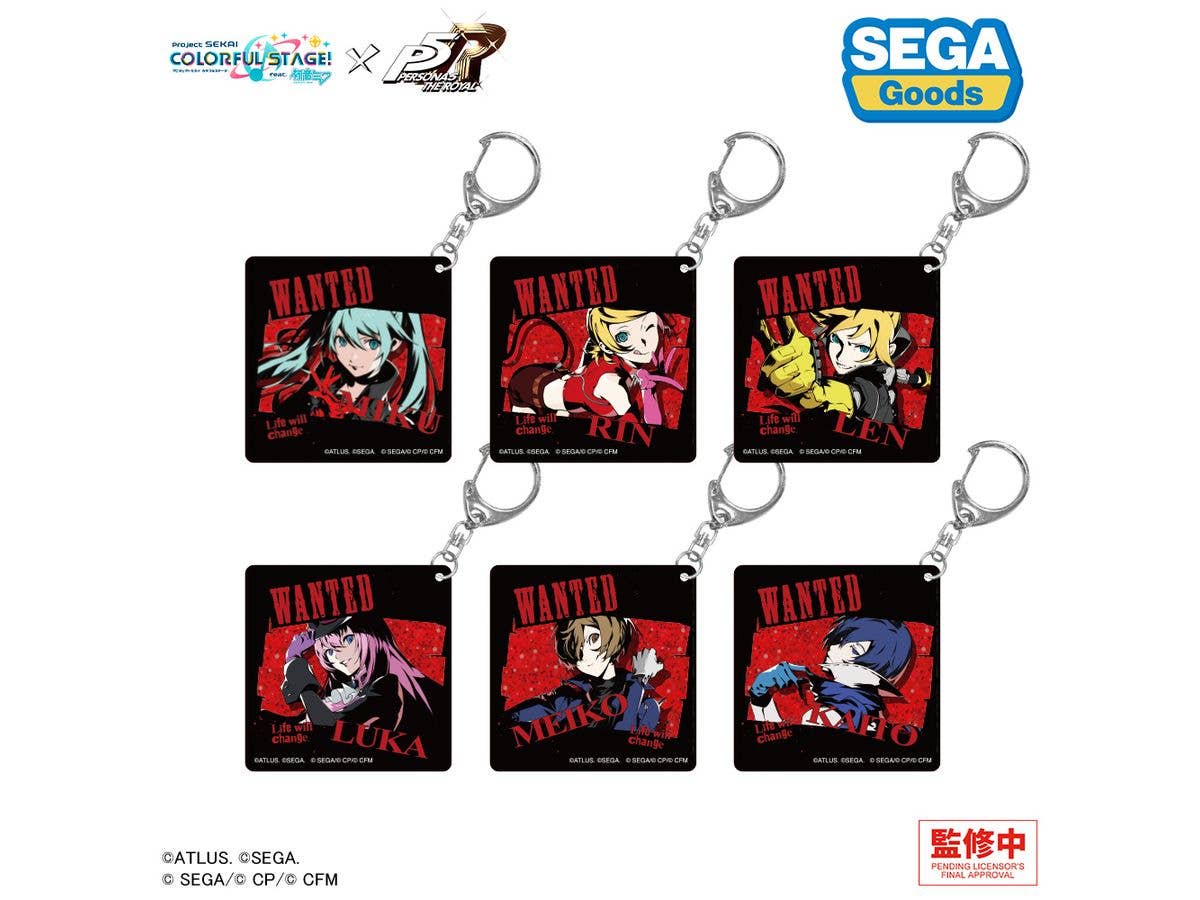 Project Sekai Colorful Stage! feat. Hatsune Miku x Persona 5 The Royal Acrylic Keychain 1 Box (6pcs)