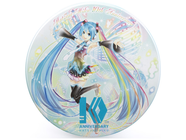 Hatsune Miku Cookie Can 10th Anniversary Blue
