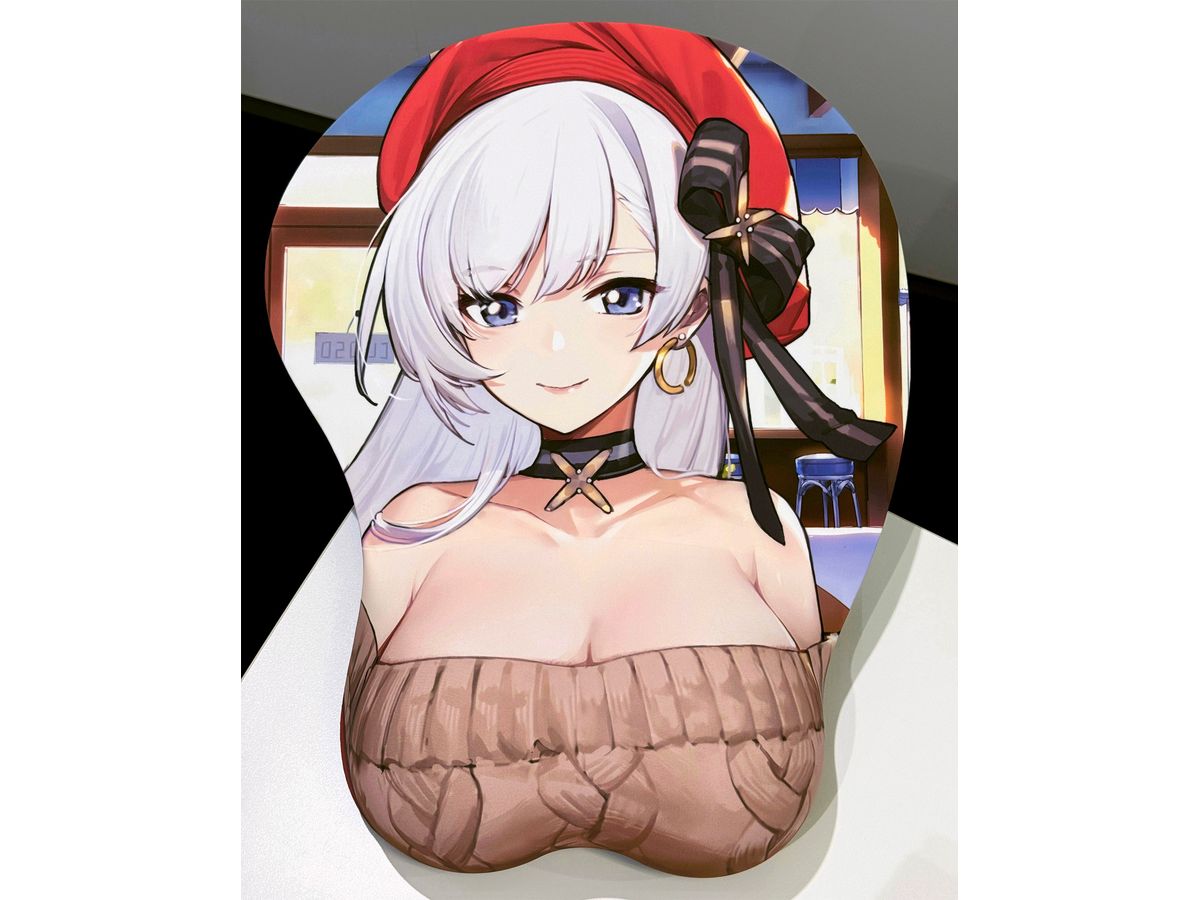 Life Size Oppai Mouse Pad Belfast (Chief Maid and Shopping Ver.) (Azur Lane)