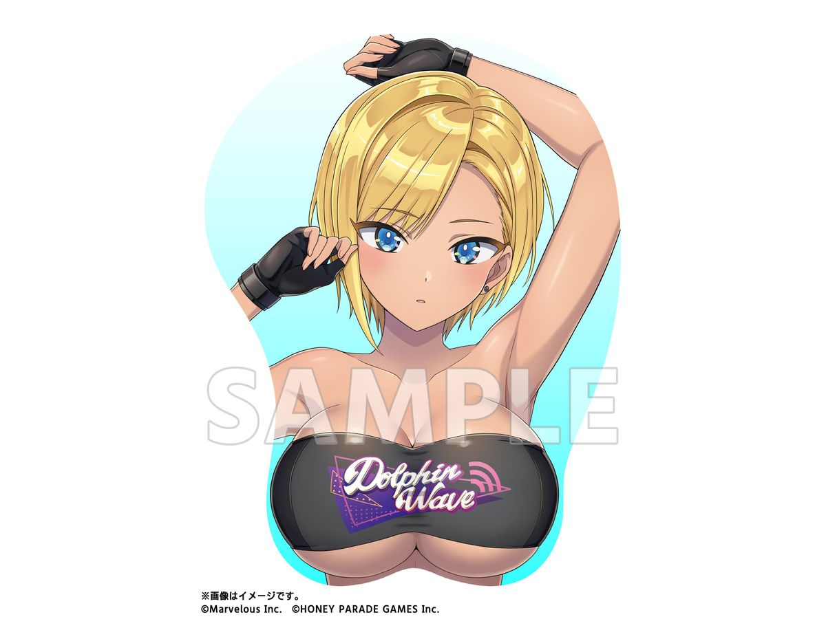 Dolphin Wave Life Size Oppai Mouse Pad Mashio Murahara