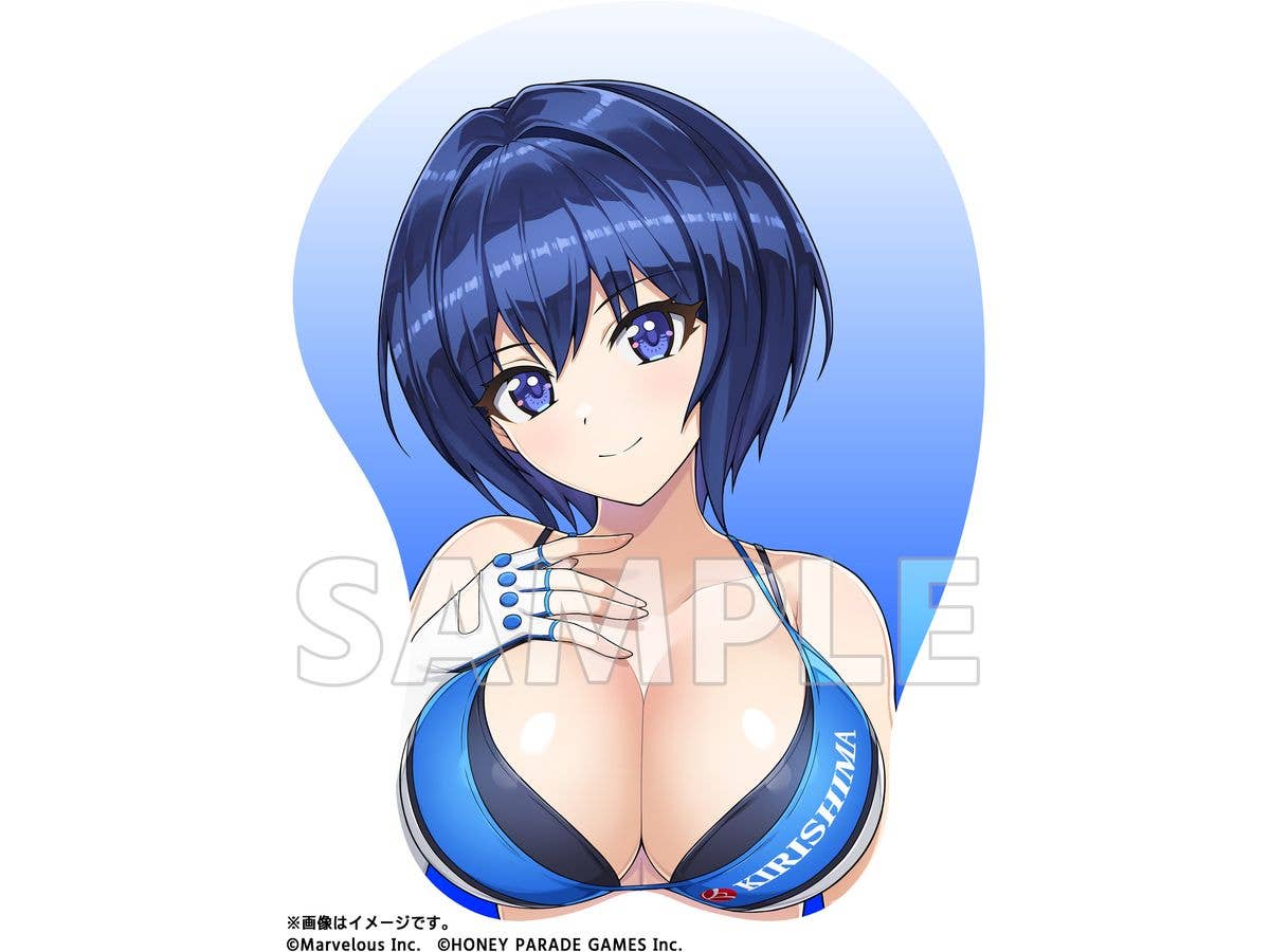Dolphin Wave Life Size Oppai Mouse Pad Michiru Tojo