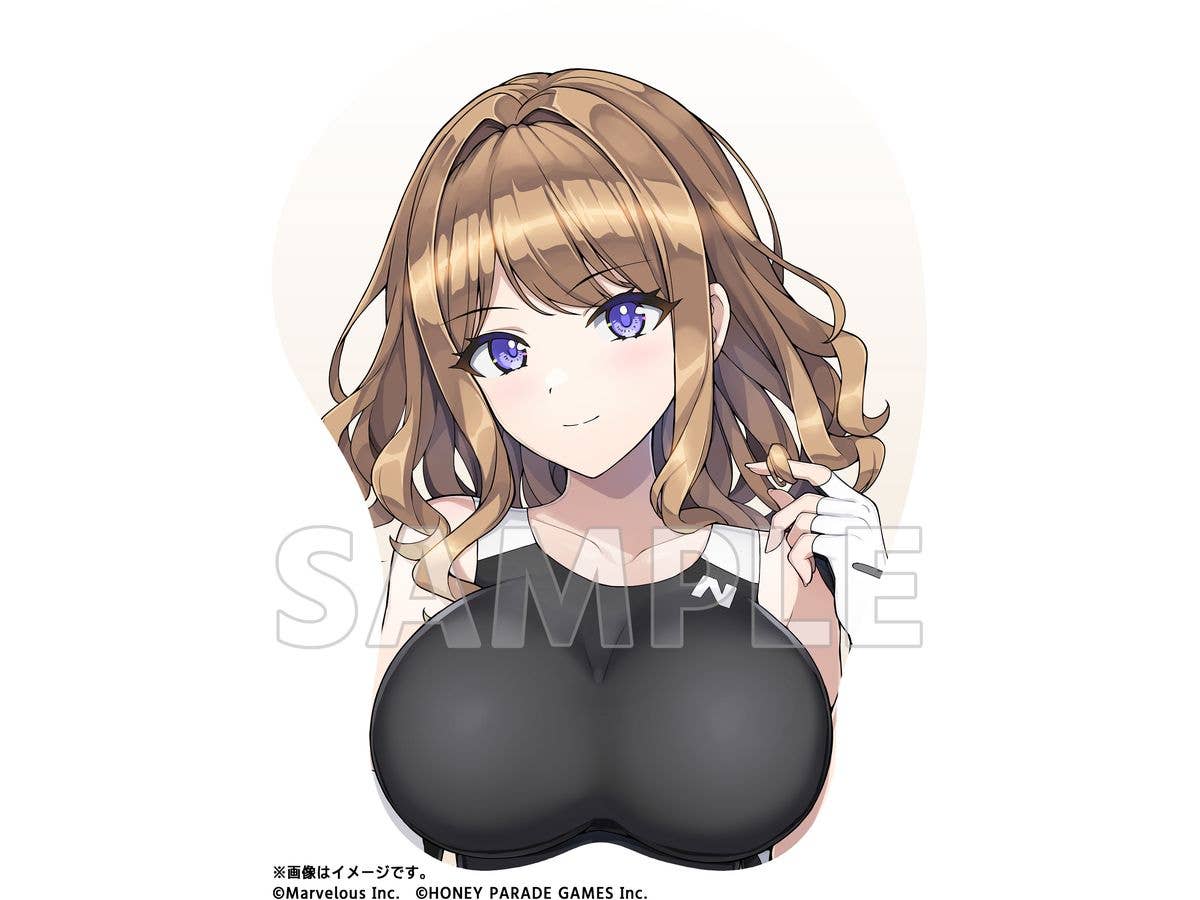 Dolphin Wave Life Size Oppai Mouse Pad Shion Suminoe
