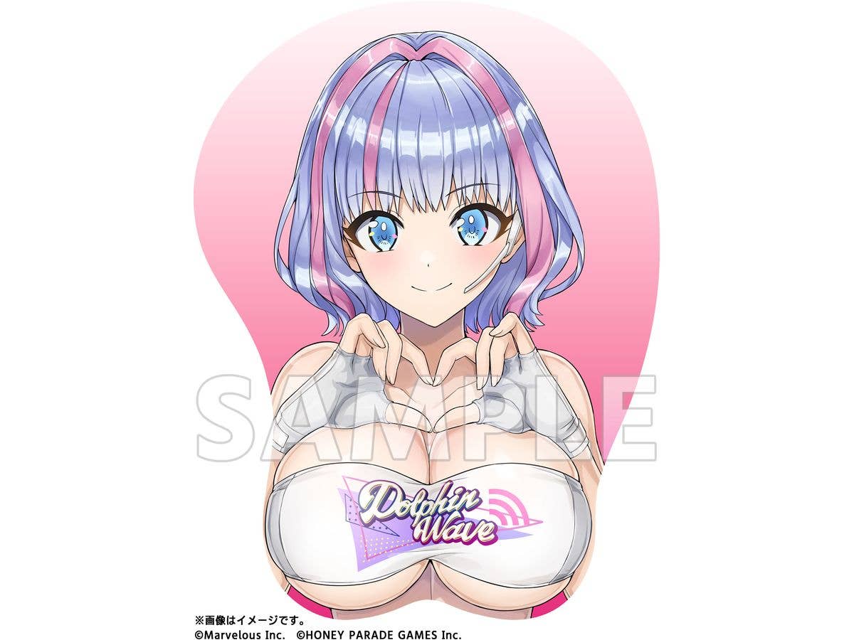 Dolphin Wave Life Size Oppai Mouse Pad Tomo Kukuri