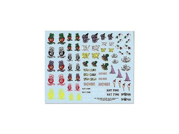 Rat Fink Assorted Sticker Set (Water Mounting)