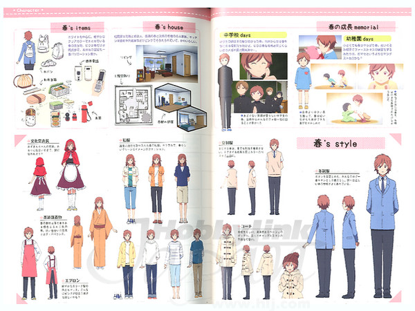 Anime Kimi-to Boku official fan book, Book