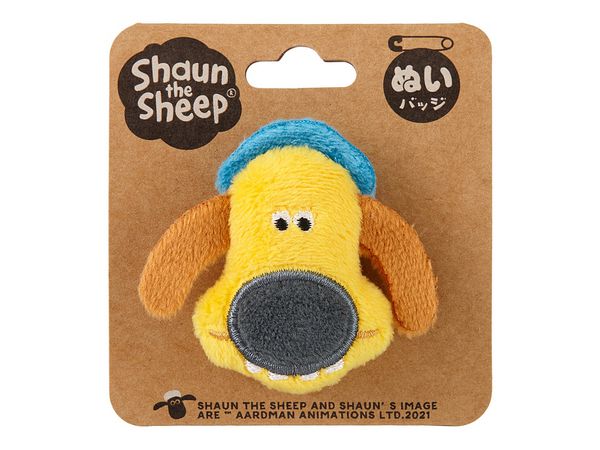 Plush Toy Badge Shaun the Sheep Bitzer