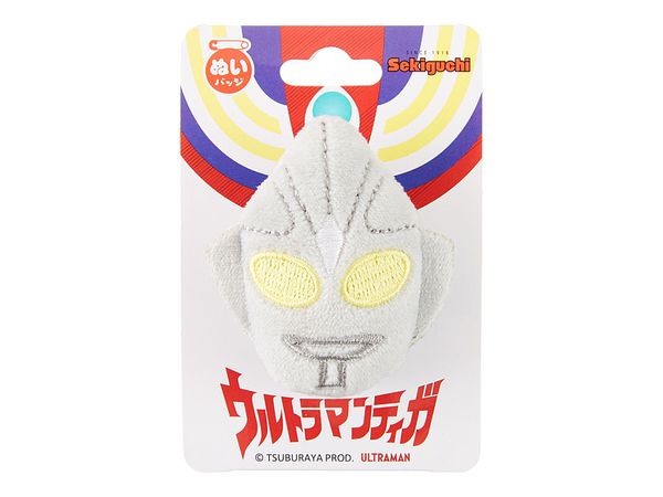 Plush Toy Badge Ultraman Tiga