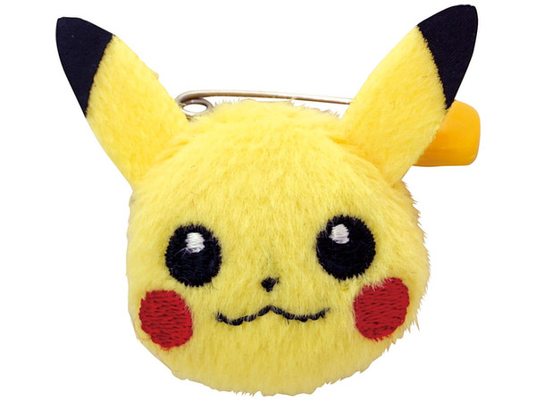 Pokemon: Plush Toy Face Badge Pikachu