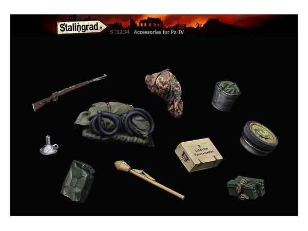 WWII Panzer IV in-vehicle Equipment Set