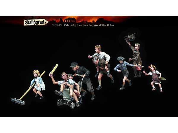 Kids make their own fun, World War II Era