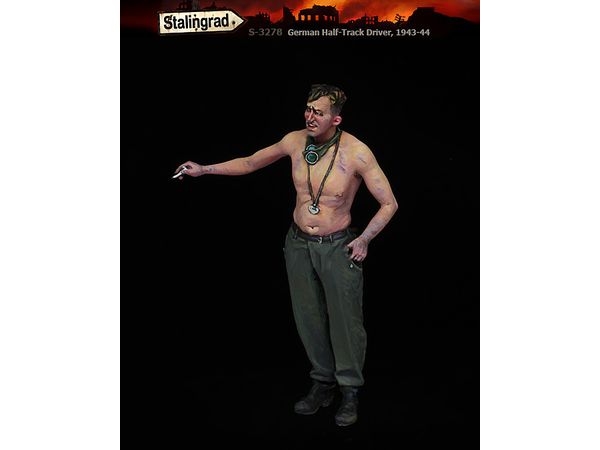 WWII Germany Half-Naked Half-Truck Driver 1943-44