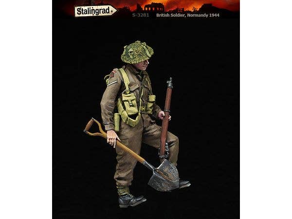 British Soldier (Soldier With A Shovel), Normandy 1944
