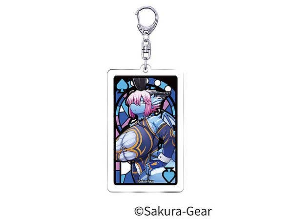 Bunnimals: Stained Glass Acrylic Keychain Sineria