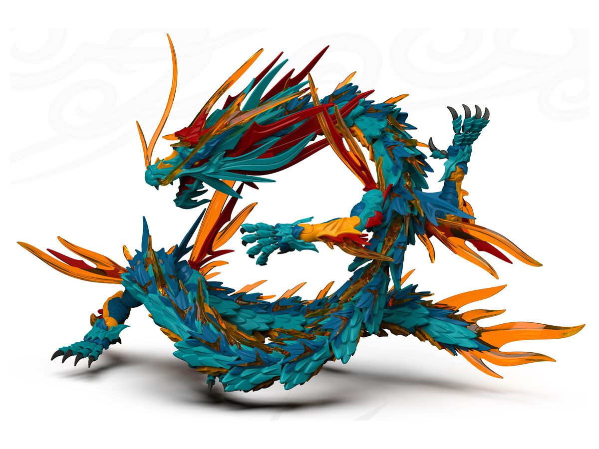 Sengaijkyo Series Blue Dragon (Soryu) Plastic Model