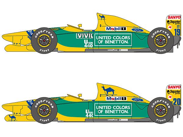 B192 1992 Belgium/UK Decal Set
