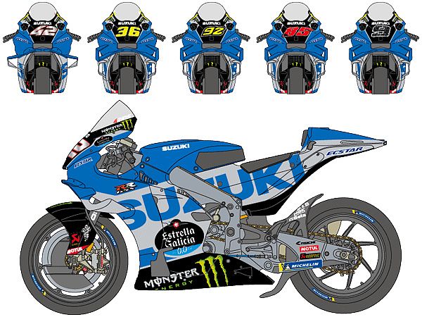 Exter GSX-RR 2022 Late Decal Set