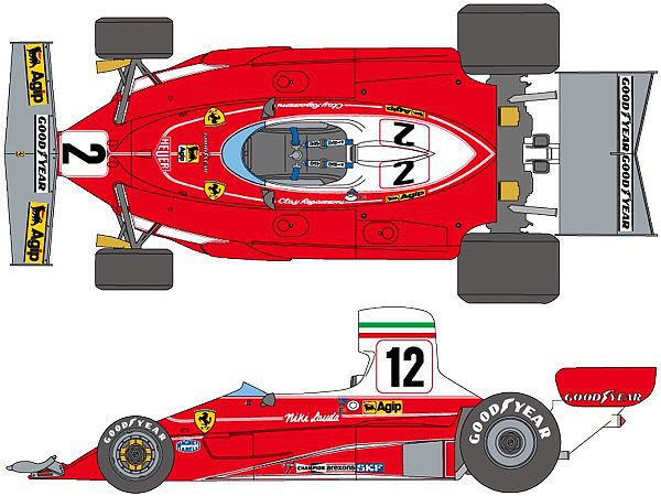 312T 1975-76 Decal Set