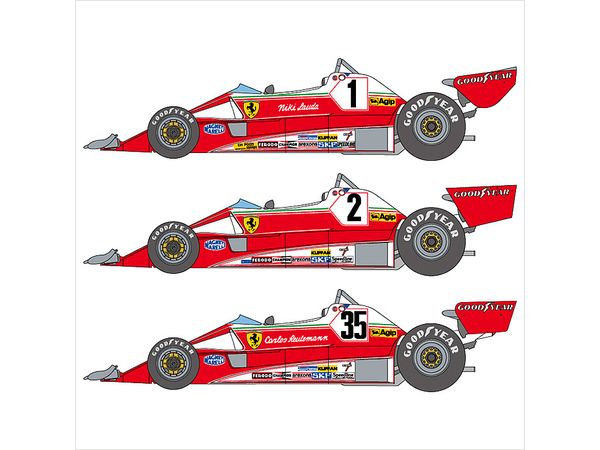 312T2 1976 Decal Set