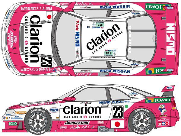 Clarion GT-R LM 1995 Decal Set
