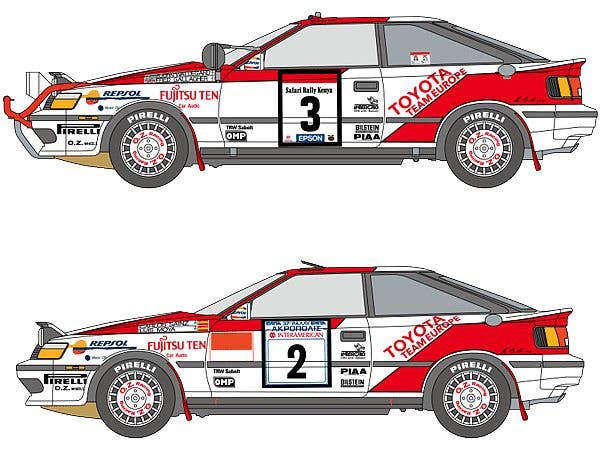 Celica ST165 1990 Safari/Acropolis Decal Set