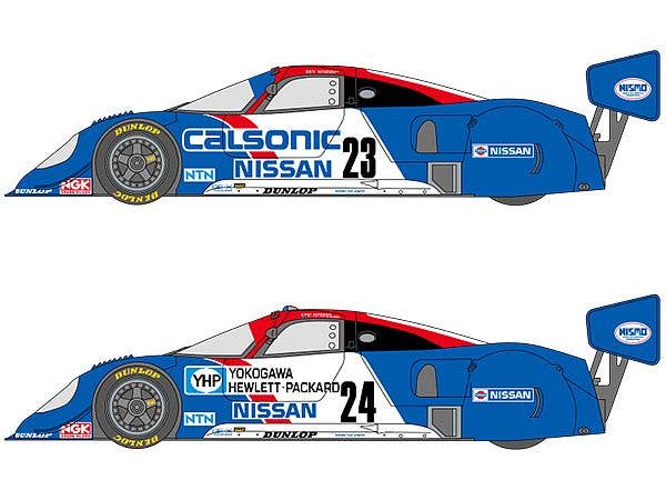 Calsonic & YHP R89C 1989 JSPC(H) Decal Set