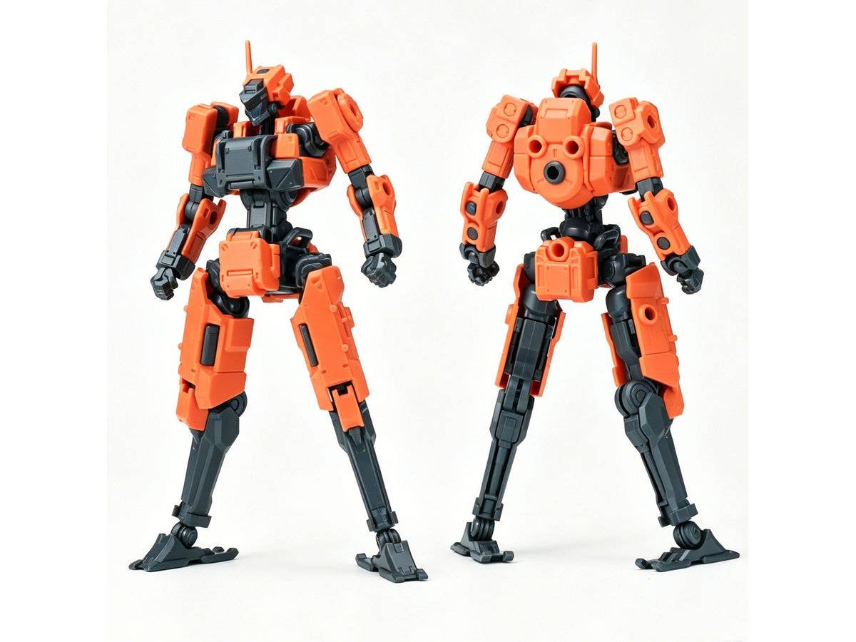 3 min project Series FENRIR Plastic Model Kit (Orange)