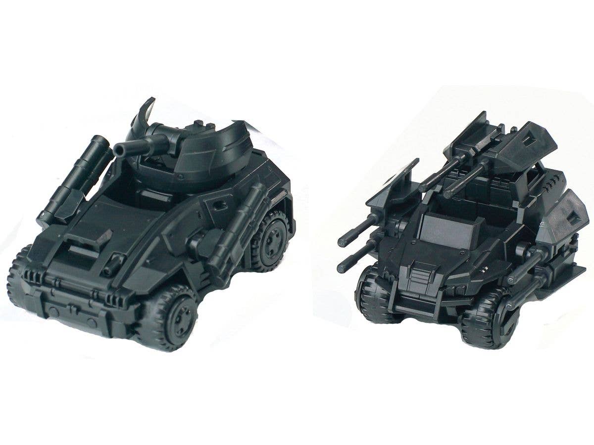 3 min project Series Bobcat & Porcupine Plastic Model Kit (Black)