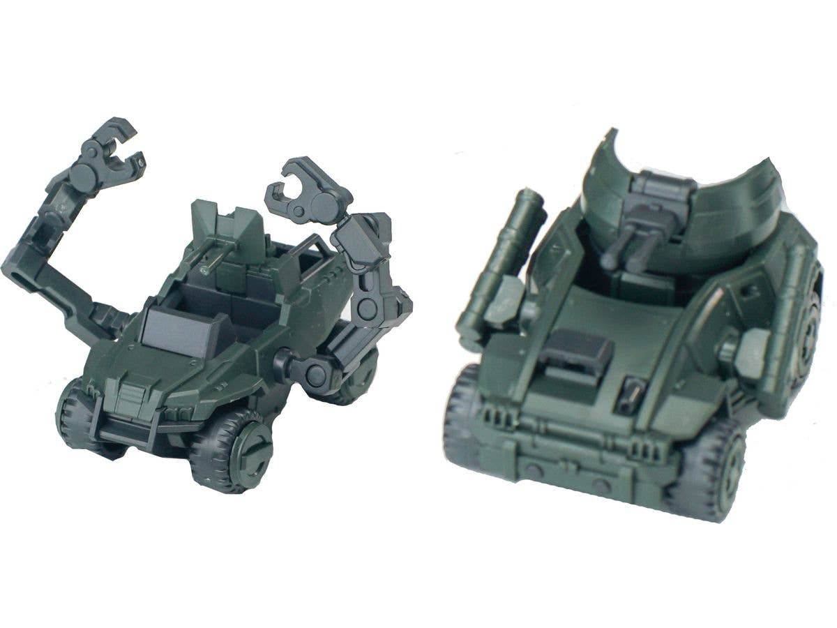 3 min project Series Bobcat & Porcupine Plastic Model Kit (Green)