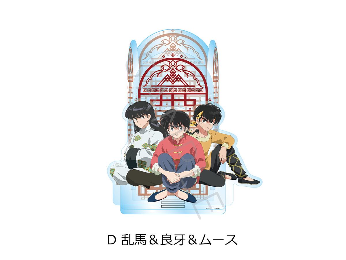 Tv Anime Ranma 1/2: Big Acrylic Stand D (Ranma & Ryoga & Mousse)
