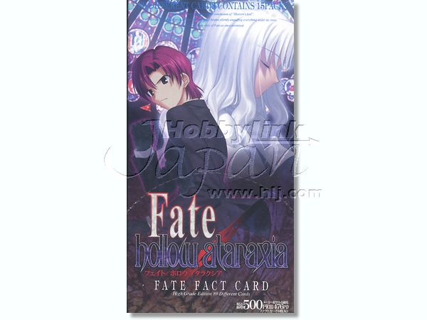 Fate/hollow ataraxia Fact Card 1Box (15pcs) | HLJ.com