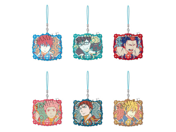 Blue Exorcist Kyoto Impure King Arc: Die-Cut Rubber Strap: 1Box (6pcs)
