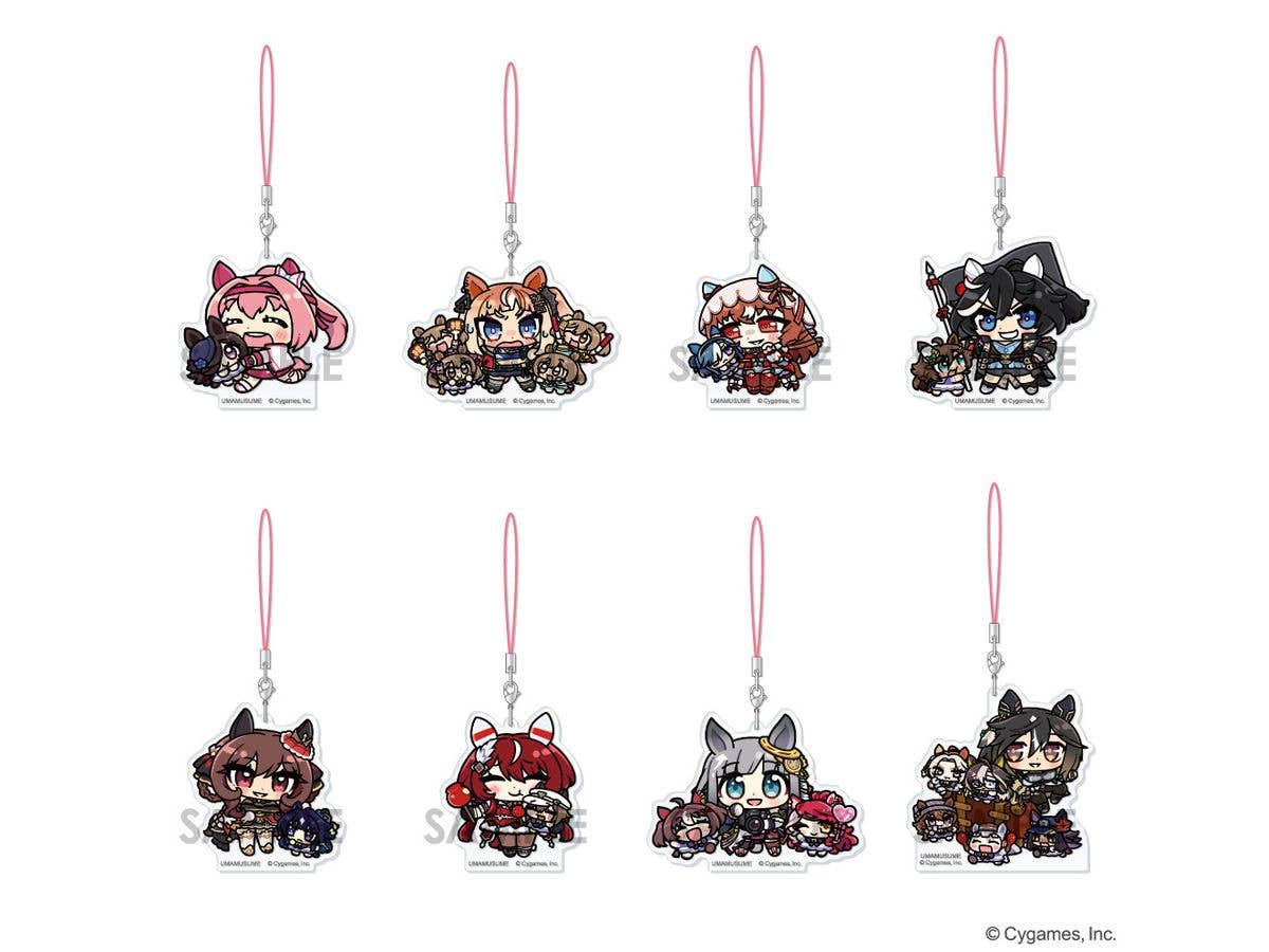 Uma Musume Pretty Derby: Acrylic Strap with Plushie Vol. 6 1Box 8pcs